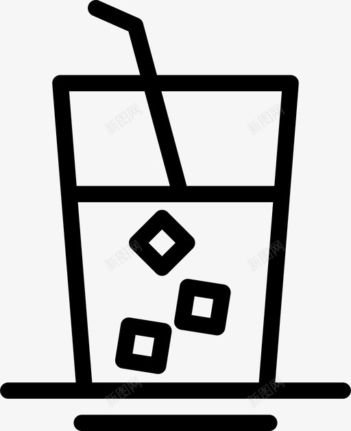 酒店酒杯子图标svg_新图网 https://ixintu.com 杯子 酒店 饮料