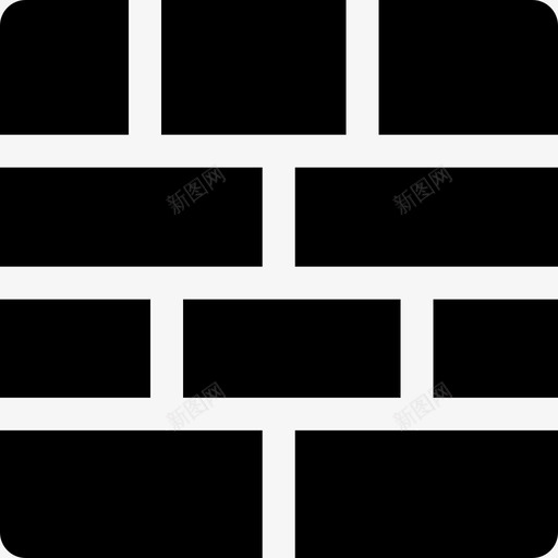 防火墙防护和安全2填充图标svg_新图网 https://ixintu.com 填充 安全 防护 防火墙