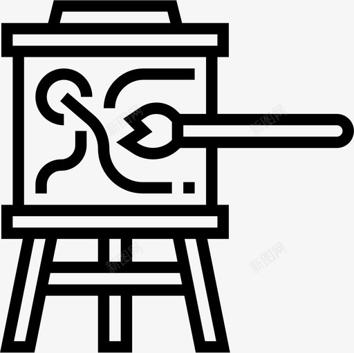 绘图板法国符号线性图标svg_新图网 https://ixintu.com 法国符号 线性 绘图板