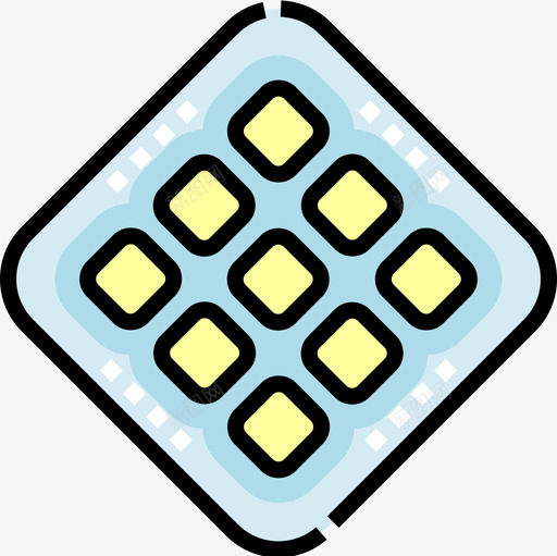 口香糖糖果7线性颜色图标svg_新图网 https://ixintu.com 口香糖 糖果 线性 颜色