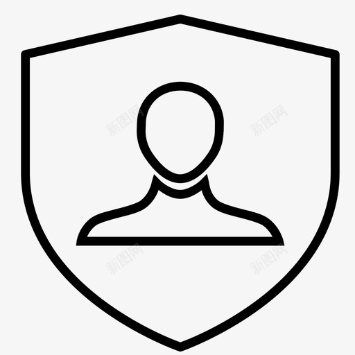 隐私账户私人图标svg_新图网 https://ixintu.com 安全 屏蔽 私人 账户 隐私