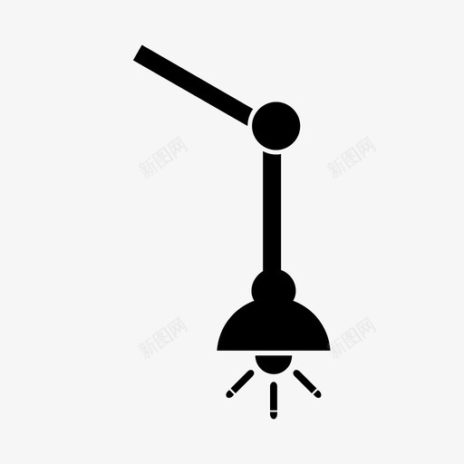 灯灯泡装饰图标svg_新图网 https://ixintu.com 家具 灯泡 装饰