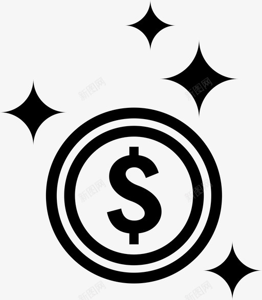钱生意现金图标svg_新图网 https://ixintu.com 基金 现金 生意 美元 金融