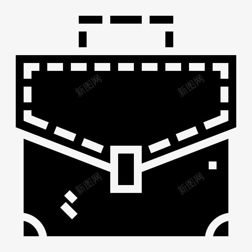 公文包包生意图标svg_新图网 https://ixintu.com 公文包 工作 生意 贷款
