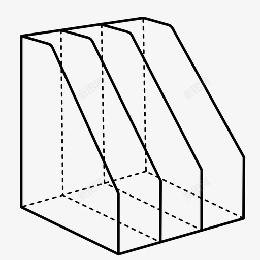 网孔三刀库架图标svg_新图网 https://ixintu.com 网孔三刀库架