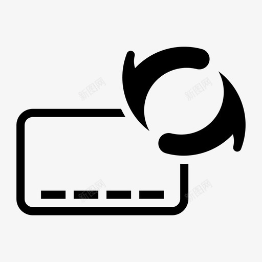 链接帐户银行卡图标svg_新图网 https://ixintu.com 信用卡 在线支付 帐户 银行 链接
