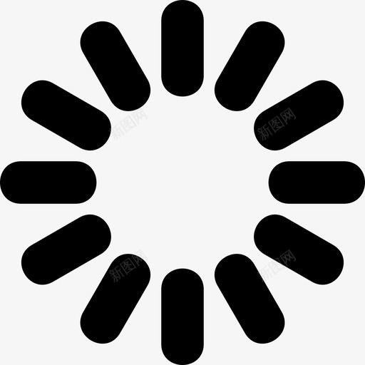 加载加载轮重新启动图标svg_新图网 https://ixintu.com 上载 加载 启动 重新 重试