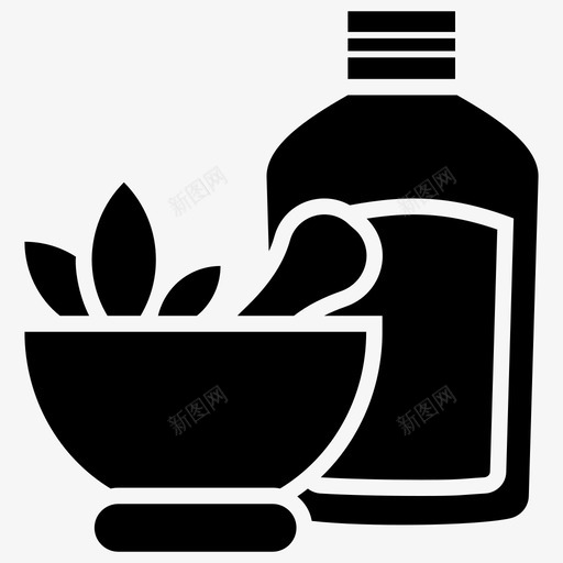 芳香产品芳香精华生态喷雾图标svg_新图网 https://ixintu.com spa 产品 喷雾 按摩 治疗 生态 符号 精华 美容 芳香