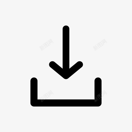 降级下线图标svg_新图网 https://ixintu.com 下拉箭头 下线 下载 下载图标 降级