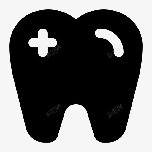 牙齿健康医疗图标svg_新图网 https://ixintu.com 健康 医学字形 医疗 医院 牙齿
