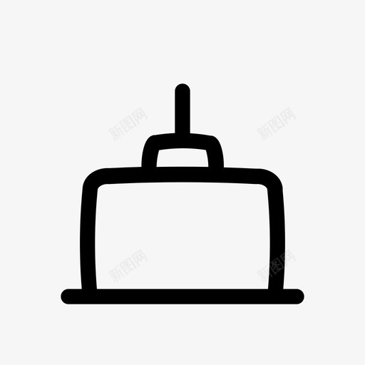 生日蛋糕蜡烛派对图标svg_新图网 https://ixintu.com 图标 圆形 派对 流行 生日蛋糕 线条 蜡烛