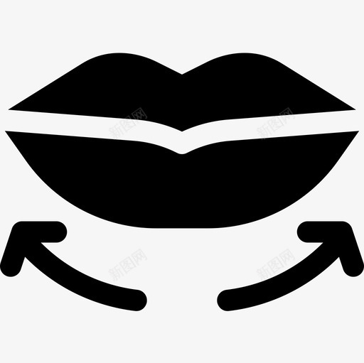 嘴唇整形手术10填充图标svg_新图网 https://ixintu.com 嘴唇 填充 手术 整形