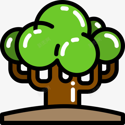 树花园工具9填充图标svg_新图网 https://ixintu.com 填充 工具 花园