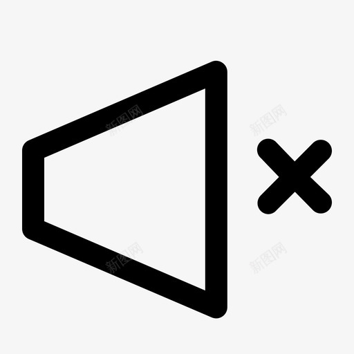 静音应用程序移动图标svg_新图网 https://ixintu.com 应用程序 用户界面 移动 静音
