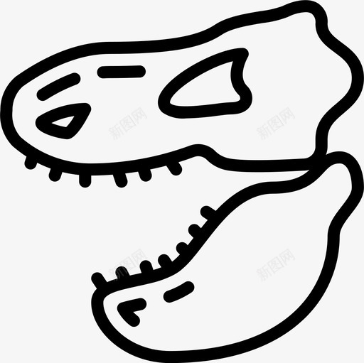恐龙考古学直系图标svg_新图网 https://ixintu.com 恐龙 直系 考古学