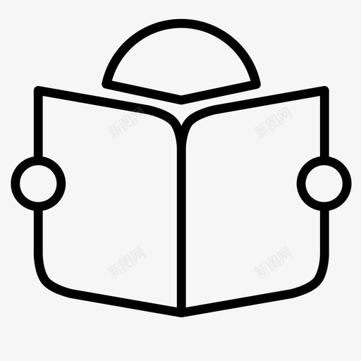读书教育学习图标svg_新图网 https://ixintu.com 学习 教育 读书
