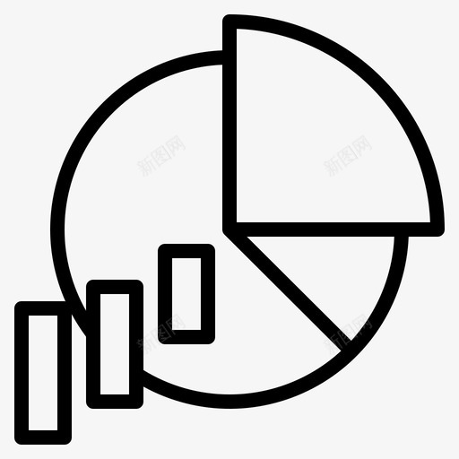 分析图表数据分析图标svg_新图网 https://ixintu.com 业务成功 分析 图表 数据分析 饼图