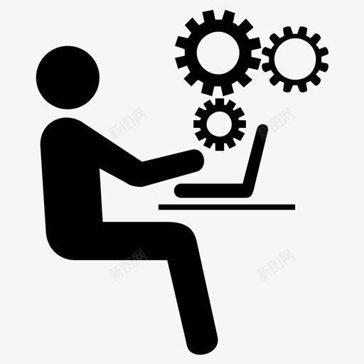 工作最后期限努力工作图标svg_新图网 https://ixintu.com 努力 工作 最后 期限 电脑