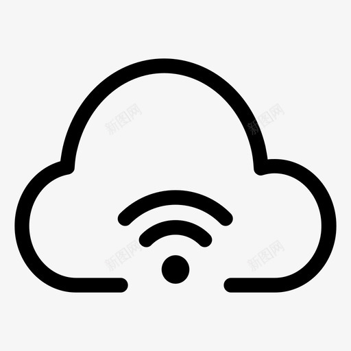 网络云计算互联网图标svg_新图网 https://ixintu.com 互联网 网络 计算