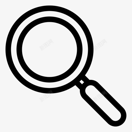 搜索探索查找图标svg_新图网 https://ixintu.com 探索 搜索 查找 用户界面 研究 缩放