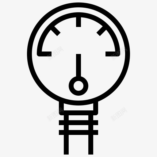 压力表大气电子图标svg_新图网 https://ixintu.com 仪表 压力表 大气 工业 电力 电子 能源