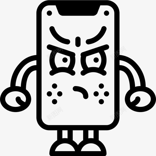 恼火暴徒直来直去图标svg_新图网 https://ixintu.com 恼火 暴徒 直来直去