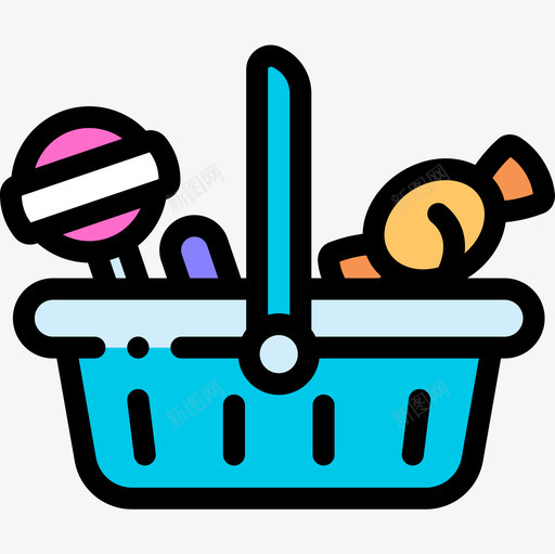 糖果店糖果店2线性颜色图标svg_新图网 https://ixintu.com 糖果店 线性 颜色
