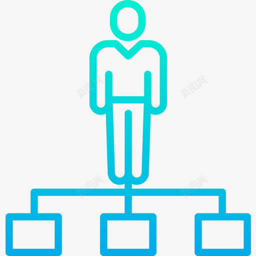 人员商业和管理8梯度图标svg_新图网 https://ixintu.com 人员 商业 梯度 管理