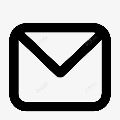 邮件信封用户界面图标svg_新图网 https://ixintu.com 信封 用户界面 设置 邮件
