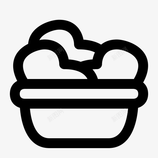 沙拉食物健康食品图标svg_新图网 https://ixintu.com 健康食品 沙拉 蔬菜 食物