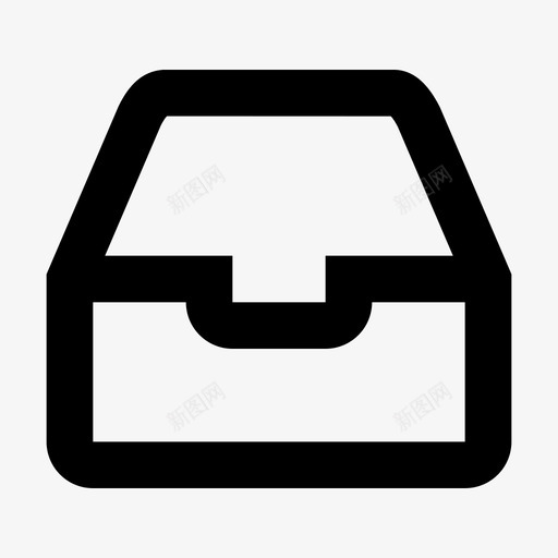 收件箱文件投递基本部分1图标svg_新图网 https://ixintu.com 基本部分1 收件箱 文件投递