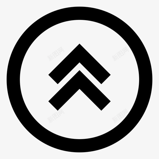 V形箭头方向图标svg_新图网 https://ixintu.com V形 上 方向 箭头