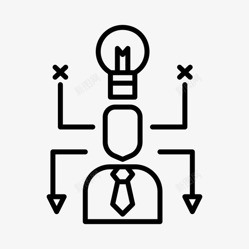 人力资源业务职业图标svg_新图网 https://ixintu.com 业务 人力资源 战略 职业