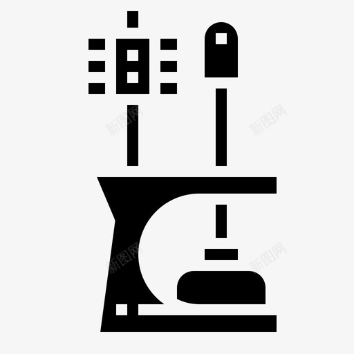 柱塞改进管道工图标svg_新图网 https://ixintu.com 修理 实心 改进 柱塞 管道工