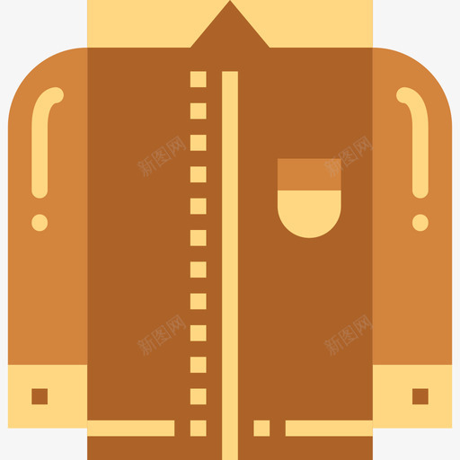 夹克hipster15扁平图标svg_新图网 https://ixintu.com hipster15 夹克 扁平