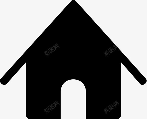 住宅房产主页图标svg_新图网 https://ixintu.com 主页 住宅 房产 房子