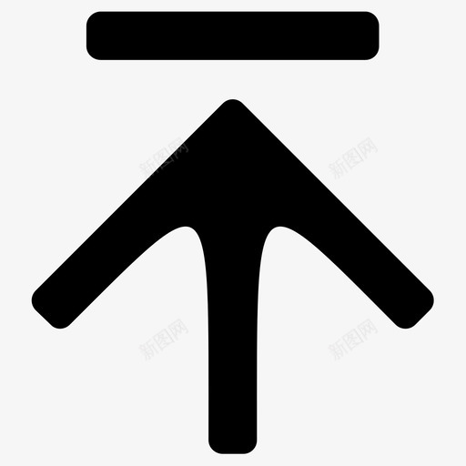 向上加载数据向上箭头图标svg_新图网 https://ixintu.com 上载 加载 向上 数据 箭头
