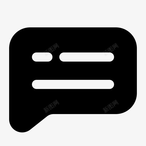 消息应用程序聊天图标svg_新图网 https://ixintu.com 应用程序 应用程序用户界面 消息 用户界面 聊天 通信