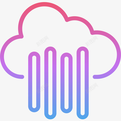 多雨162号天气坡度图标svg_新图网 https://ixintu.com 162号 坡度 多雨 天气