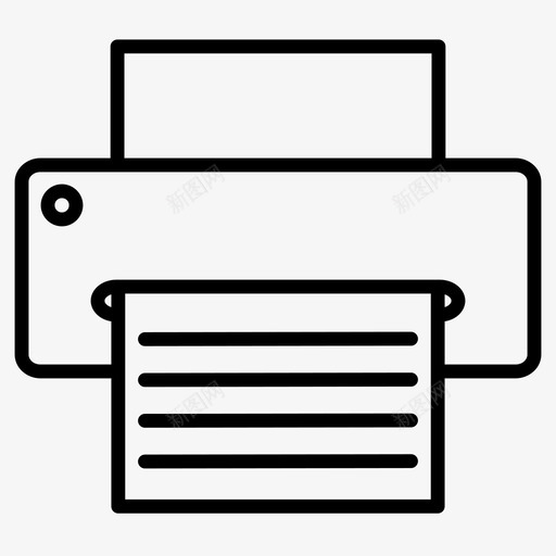 印刷文件印刷品脱图标svg_新图网 https://ixintu.com 印刷 印刷工艺 品脱 文件印刷