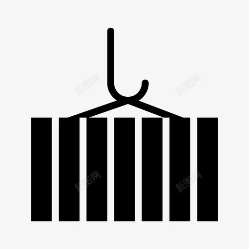 集装箱货物内容物图标svg_新图网 https://ixintu.com 交货 内容 装运 货物 运费 集装箱