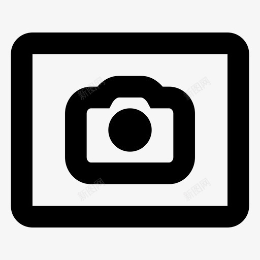 屏幕截图摄像头用户界面图标svg_新图网 https://ixintu.com 基本 屏幕 截图 摄像头 用户界面 部分