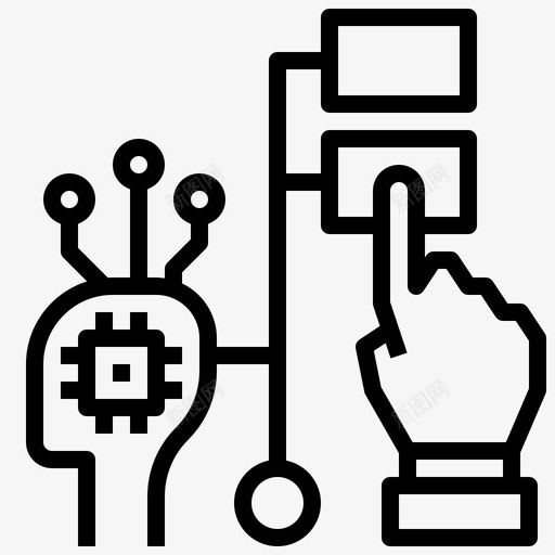强制性指南电子机器人图标svg_新图网 https://ixintu.com 工程 强制性 技术 指南 机器人 电子 航天