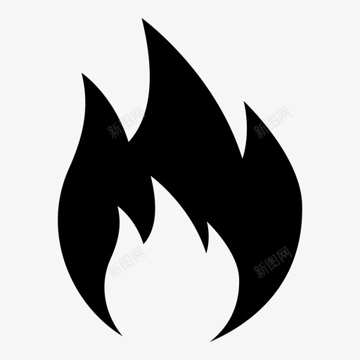 火烧热图标svg_新图网 https://ixintu.com