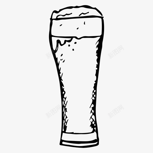 啤酒酒吧饮料图标svg_新图网 https://ixintu.com 啤酒 素描 酒吧 饮料 黑白饮料