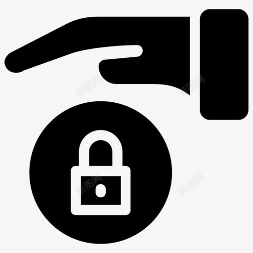 protectedlocklockprotectionprotectedaccess图标svg_新图网 https://ixintu.com biometricsglyph图标 lockprotection protectedaccess protectedlock safeauthentication safelock
