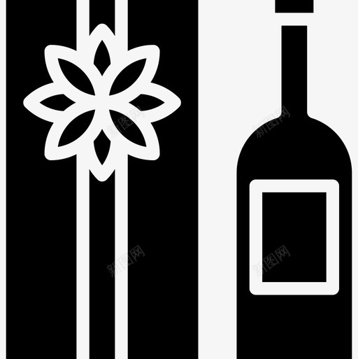 酒礼物18雕文图标svg_新图网 https://ixintu.com 礼物 雕文