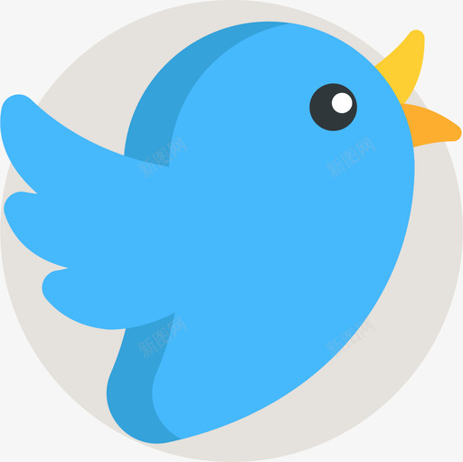 Twitter社交媒体94扁平图标svg_新图网 https://ixintu.com Twitter 媒体 扁平 社交