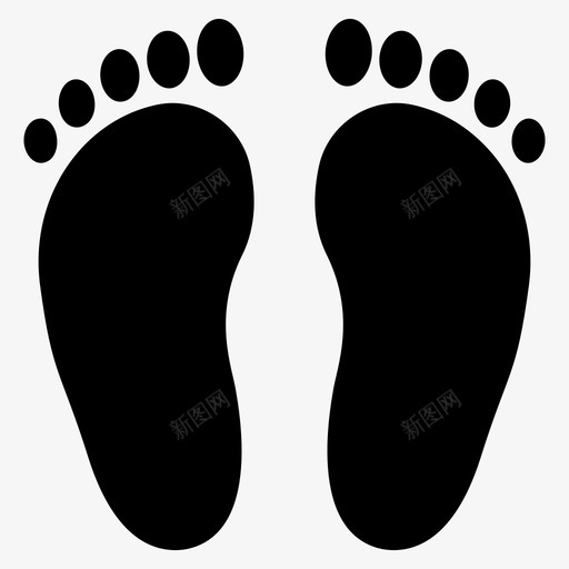 足疗身体部位脚图标svg_新图网 https://ixintu.com 人体 人脚 器官 按摩 水疗 治疗 符号 美容 足疗 身体 部位