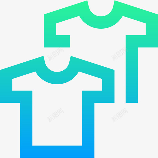 队服团队70渐变色图标svg_新图网 https://ixintu.com 团队70 渐变色 队服